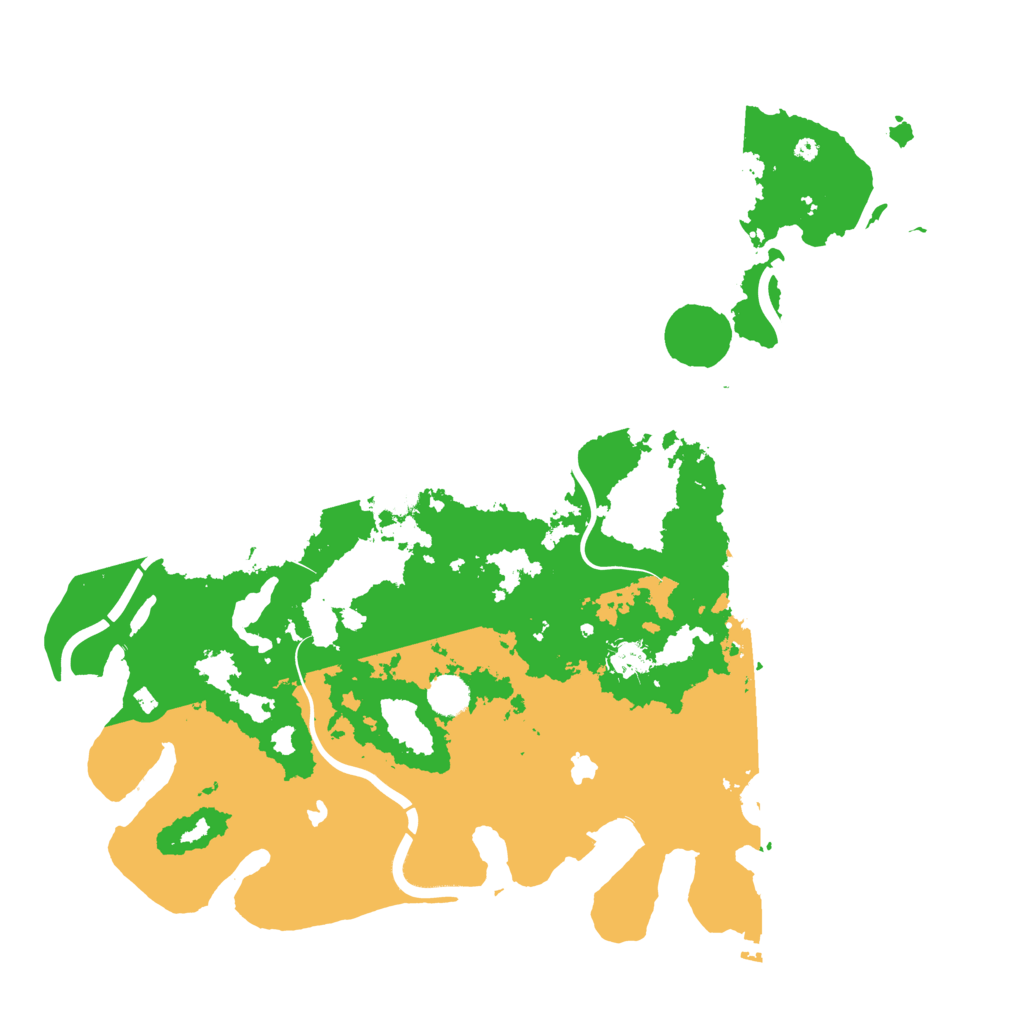 Biome Rust Map: Procedural Map, Size: 4500, Seed: 1687819334