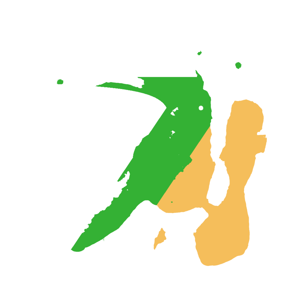 Biome Rust Map: Procedural Map, Size: 2000, Seed: 92849