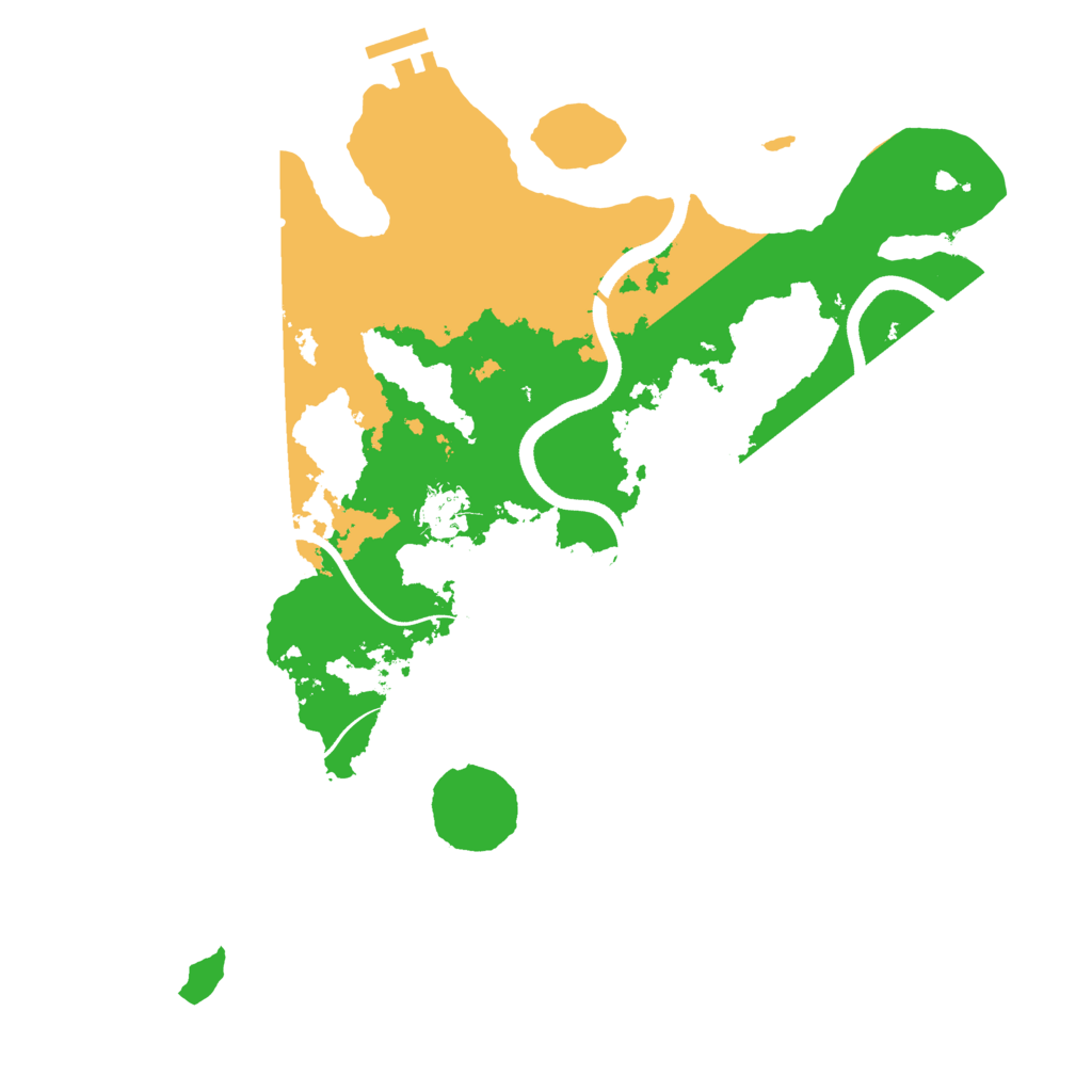 Biome Rust Map: Procedural Map, Size: 3500, Seed: 1890019987