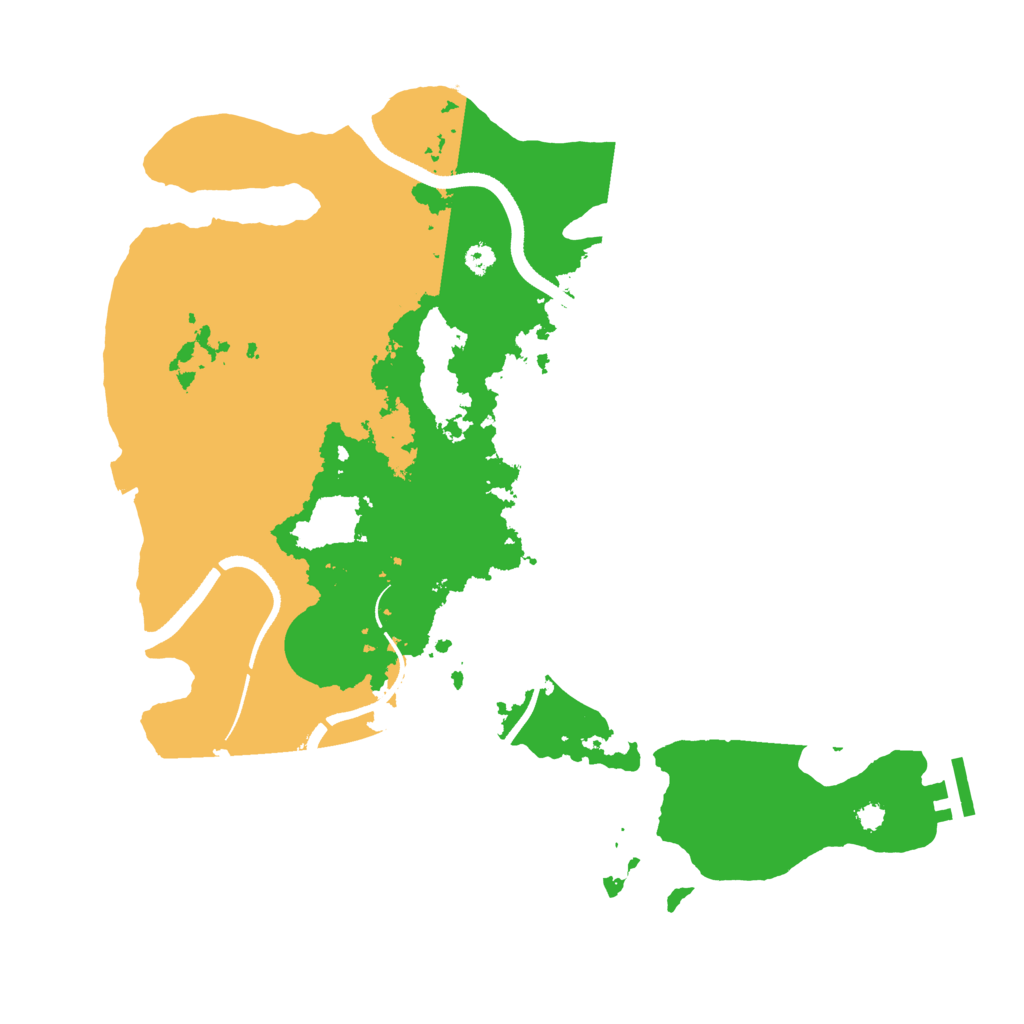 Biome Rust Map: Procedural Map, Size: 3500, Seed: 705696136