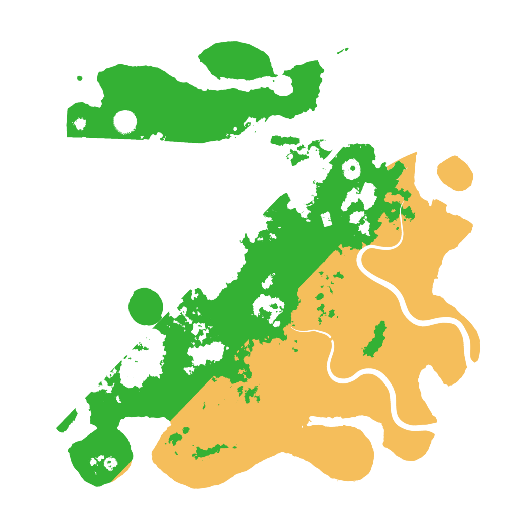 Biome Rust Map: Procedural Map, Size: 3950, Seed: 1960903993