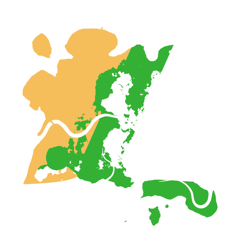 Biome Rust Map: Procedural Map, Size: 2975, Seed: 1027555821