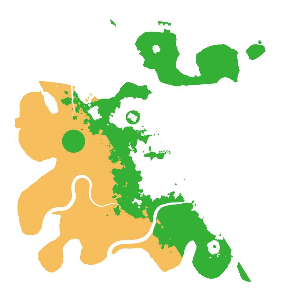 Biome Rust Map: Procedural Map, Size: 3500, Seed: 894483424
