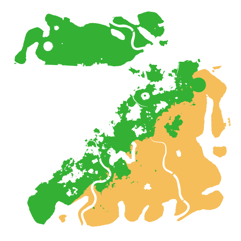 Biome Rust Map: Procedural Map, Size: 4500, Seed: 24710