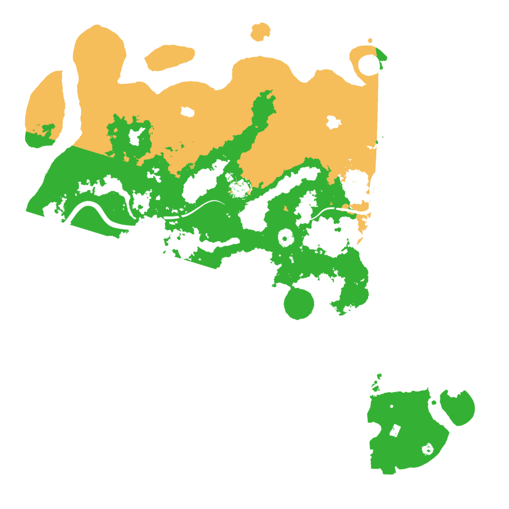 Biome Rust Map: Procedural Map, Size: 4500, Seed: 29052025