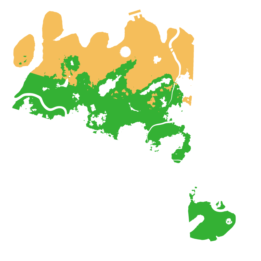 Biome Rust Map: Procedural Map, Size: 4300, Seed: 29052025