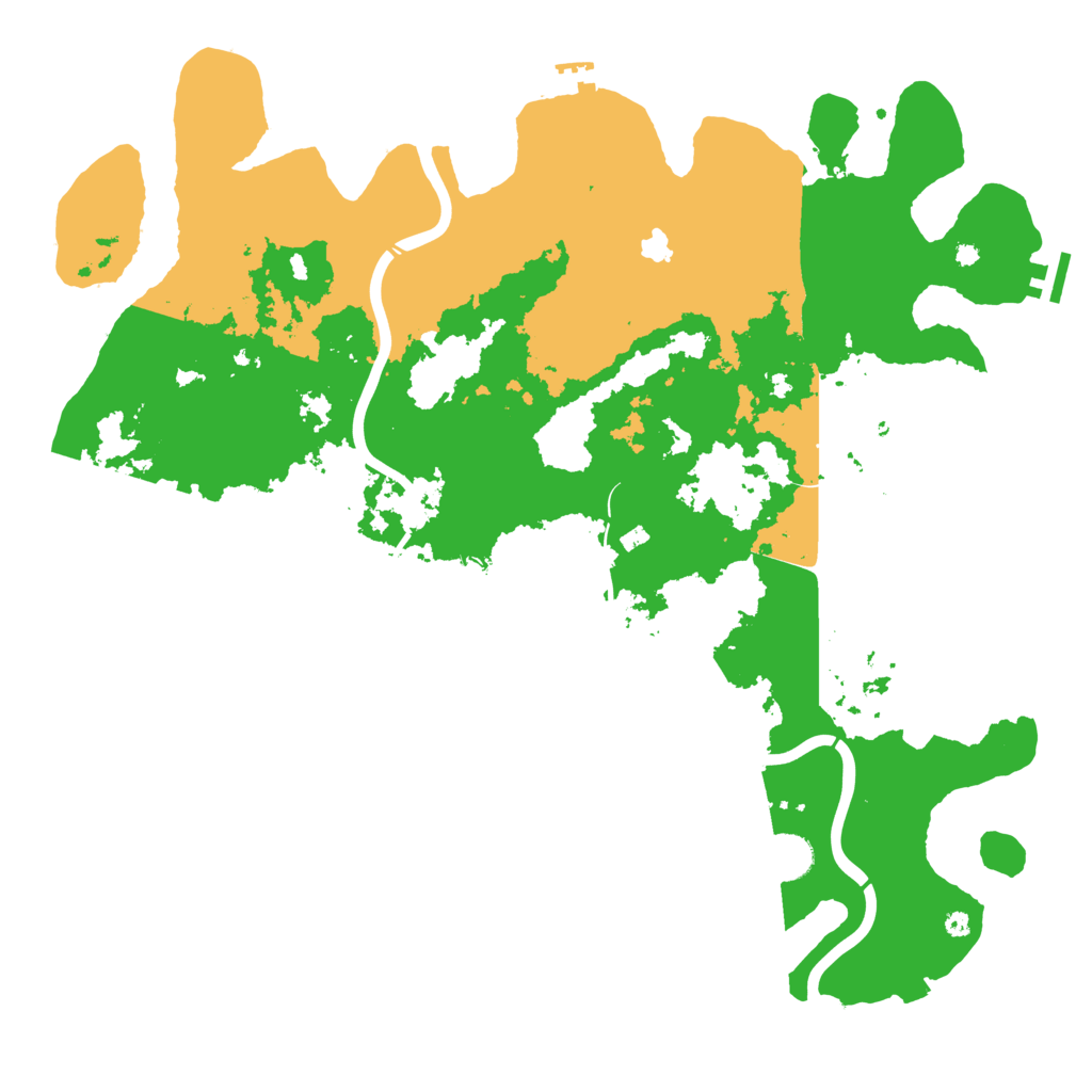 Biome Rust Map: Procedural Map, Size: 4333, Seed: 29052025