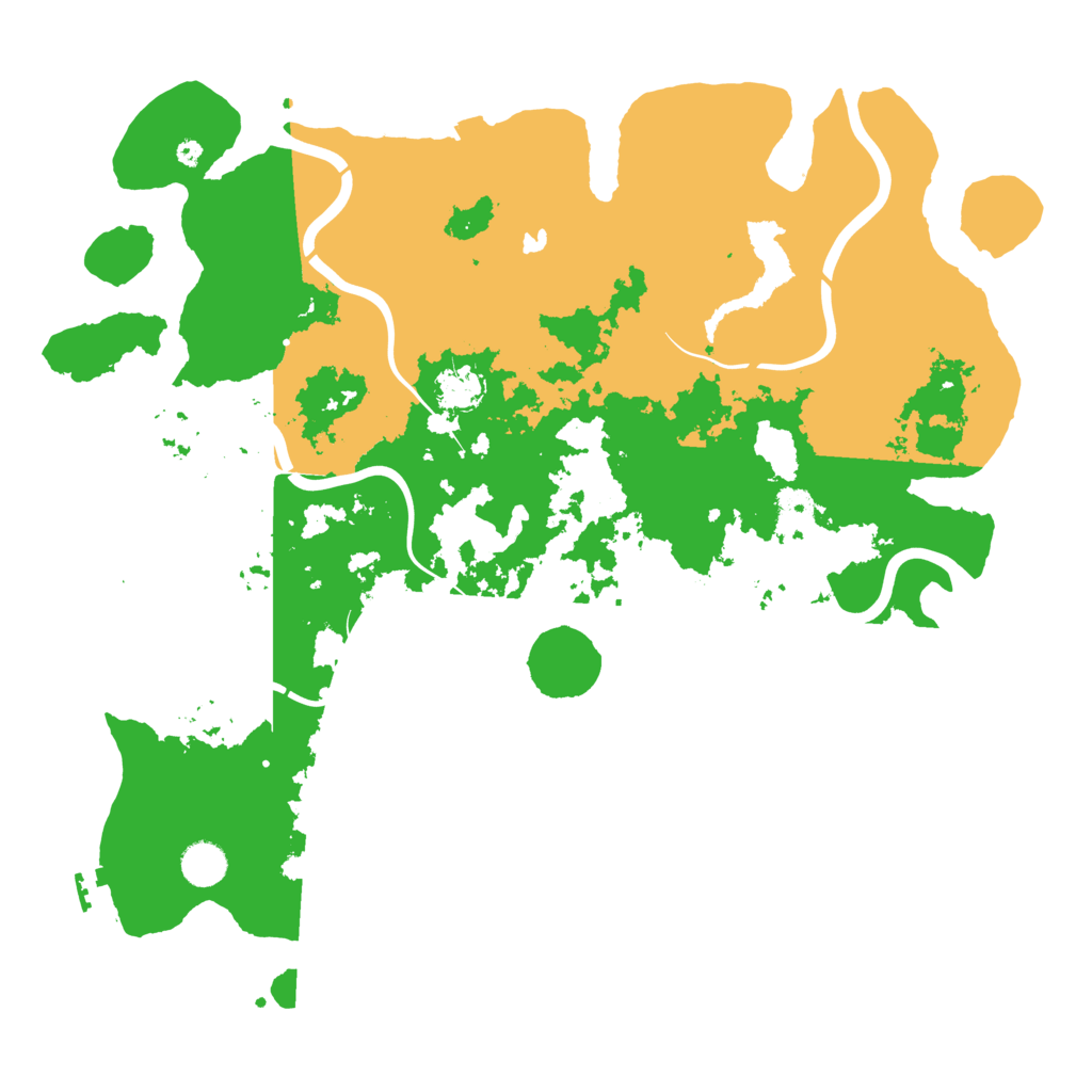 Biome Rust Map: Procedural Map, Size: 4250, Seed: 2001159255