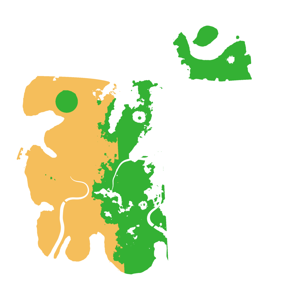 Biome Rust Map: Procedural Map, Size: 3500, Seed: 2104222136