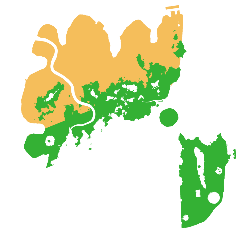 Biome Rust Map: Procedural Map, Size: 3700, Seed: 1553923686
