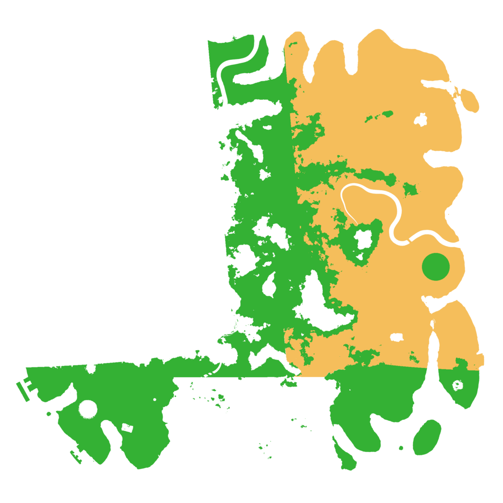 Biome Rust Map: Procedural Map, Size: 4800, Seed: 937444228
