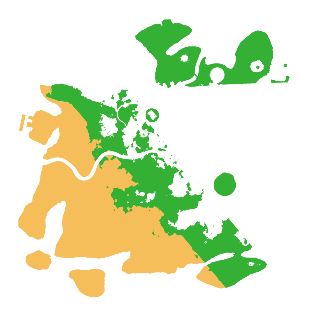 Biome Rust Map: Procedural Map, Size: 3750, Seed: 1016701267