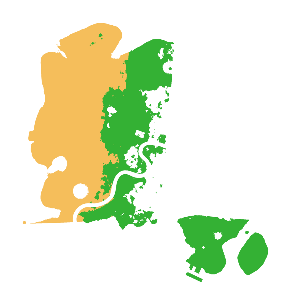 Biome Rust Map: Procedural Map, Size: 3500, Seed: 804568253