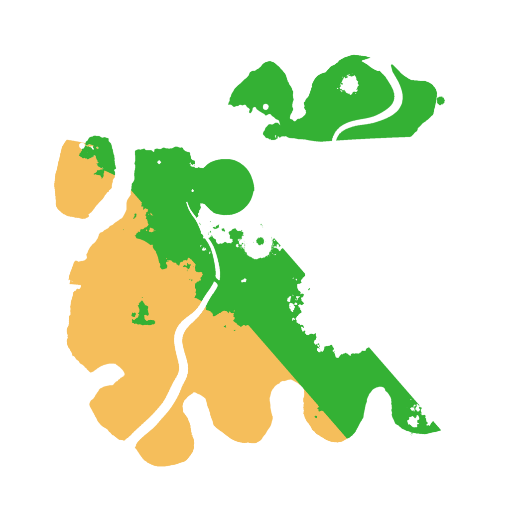 Biome Rust Map: Procedural Map, Size: 2500, Seed: 2144768453