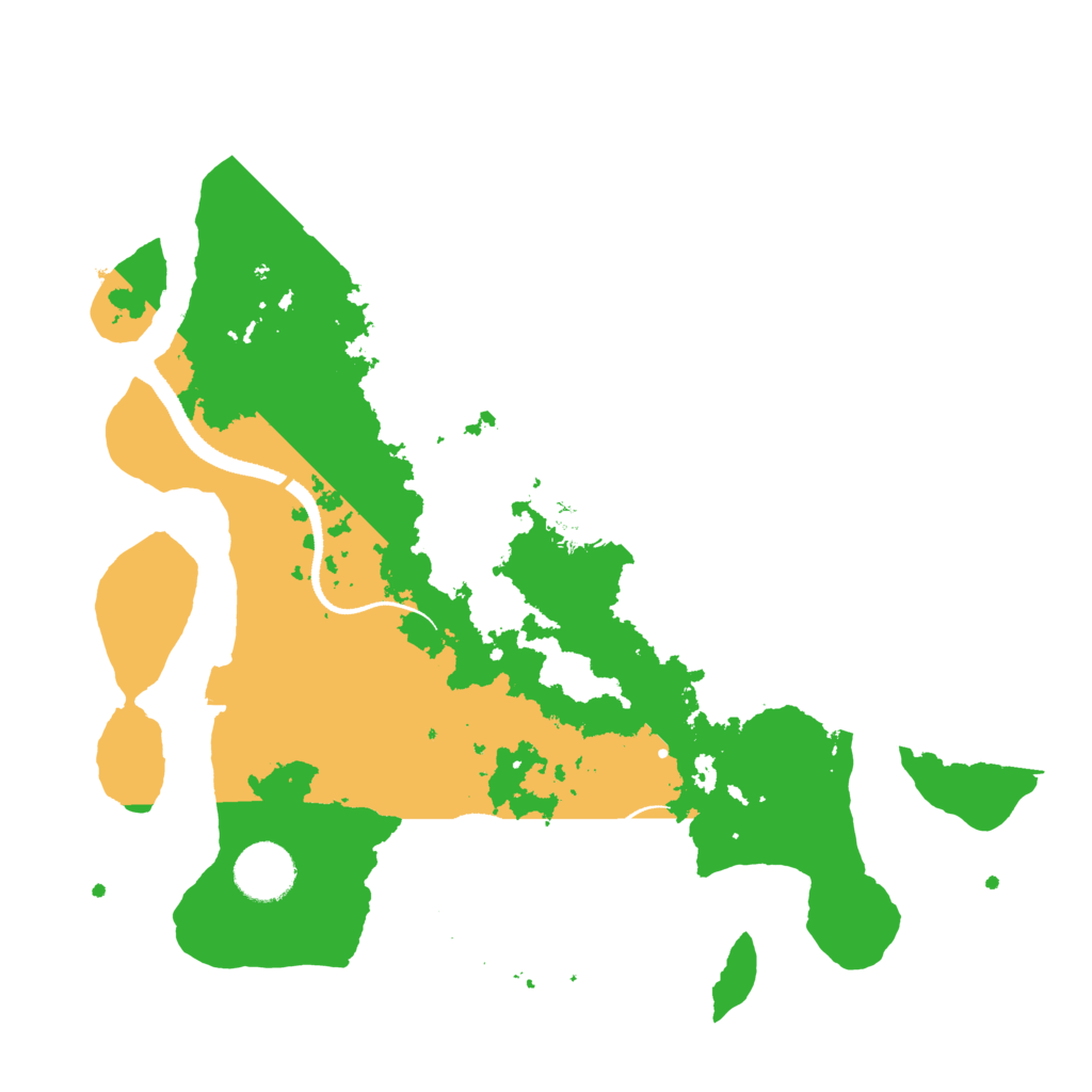 Biome Rust Map: Procedural Map, Size: 3250, Seed: 1261720829