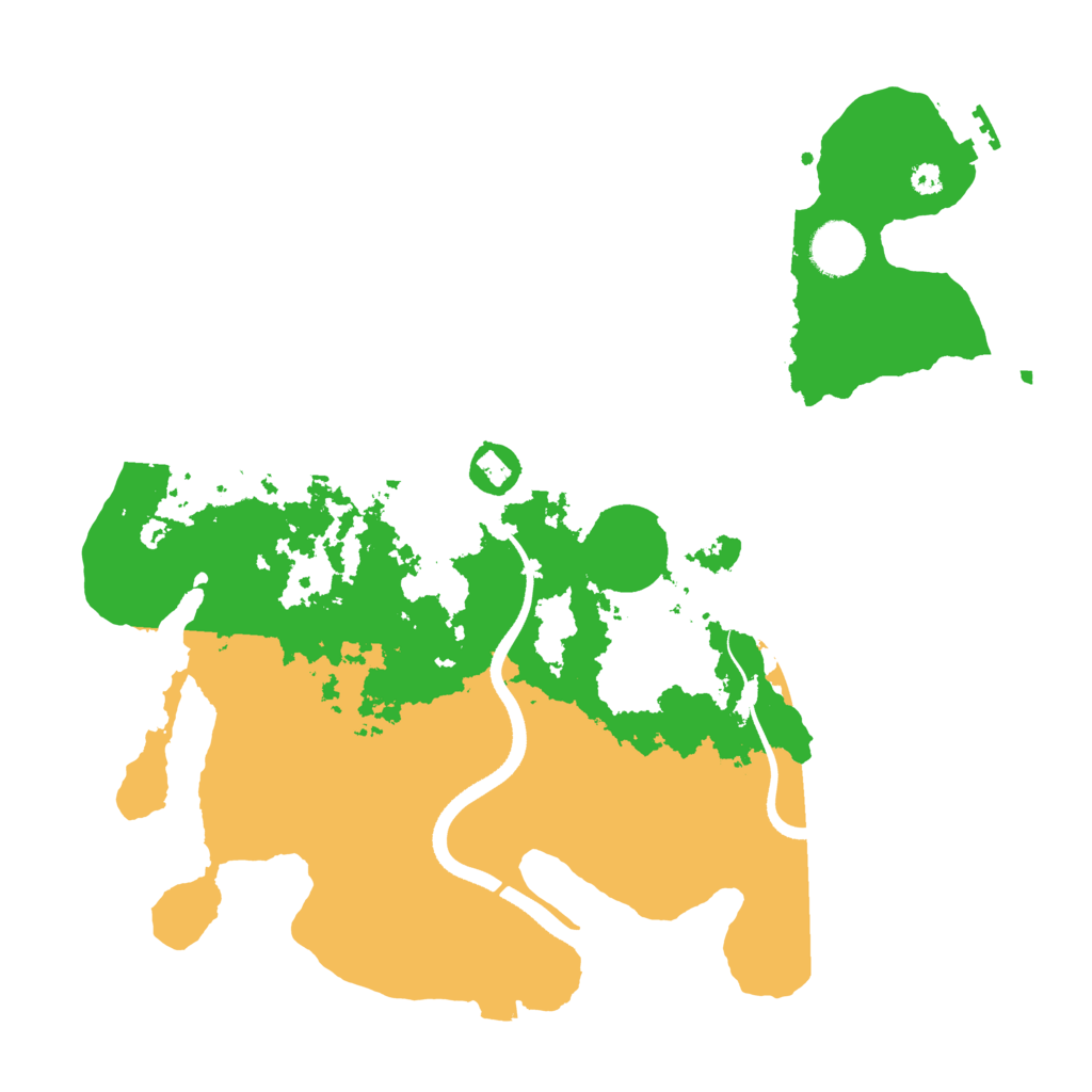 Biome Rust Map: Procedural Map, Size: 3500, Seed: 150232630