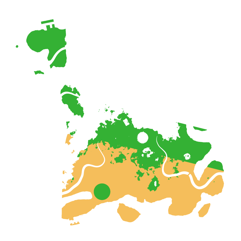 Biome Rust Map: Procedural Map, Size: 3850, Seed: 769085766