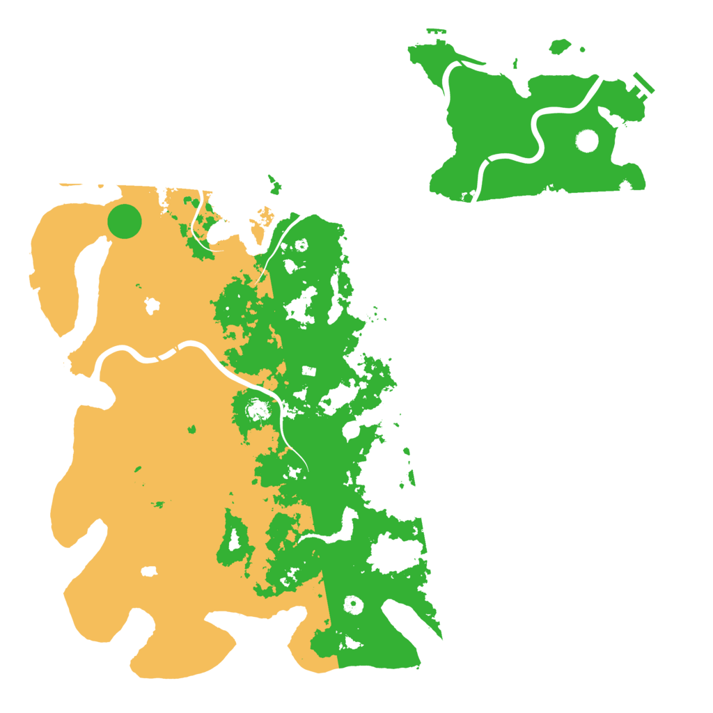 Biome Rust Map: Procedural Map, Size: 5500, Seed: 20201100