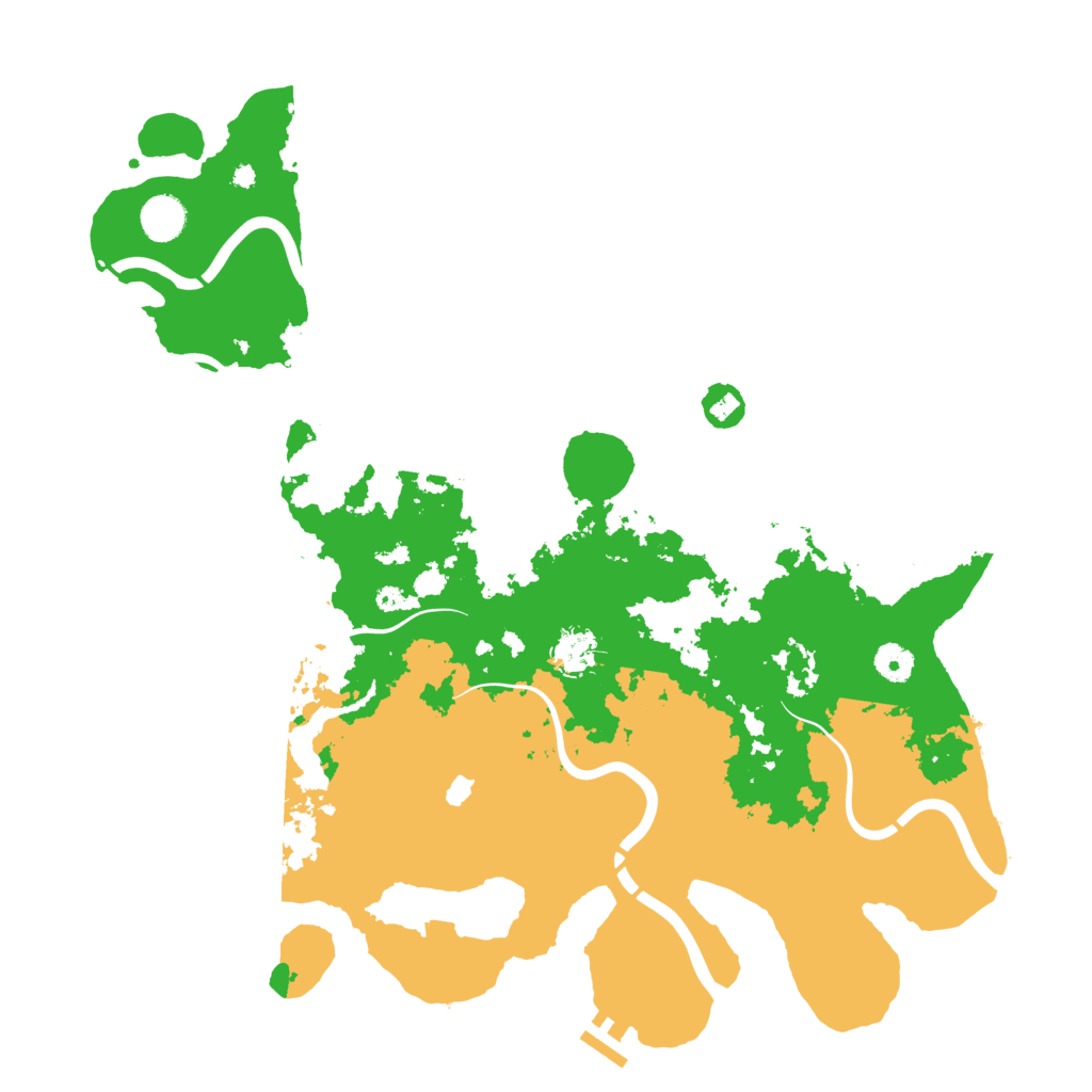 Biome Rust Map: Procedural Map, Size: 4250, Seed: 634196