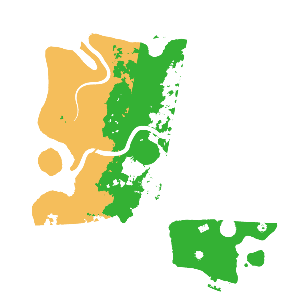 Biome Rust Map: Procedural Map, Size: 3300, Seed: 1122157276