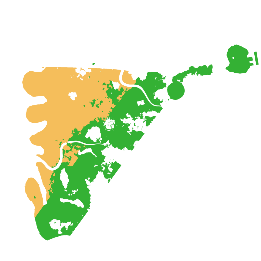Biome Rust Map: Procedural Map, Size: 4000, Seed: 1129503134