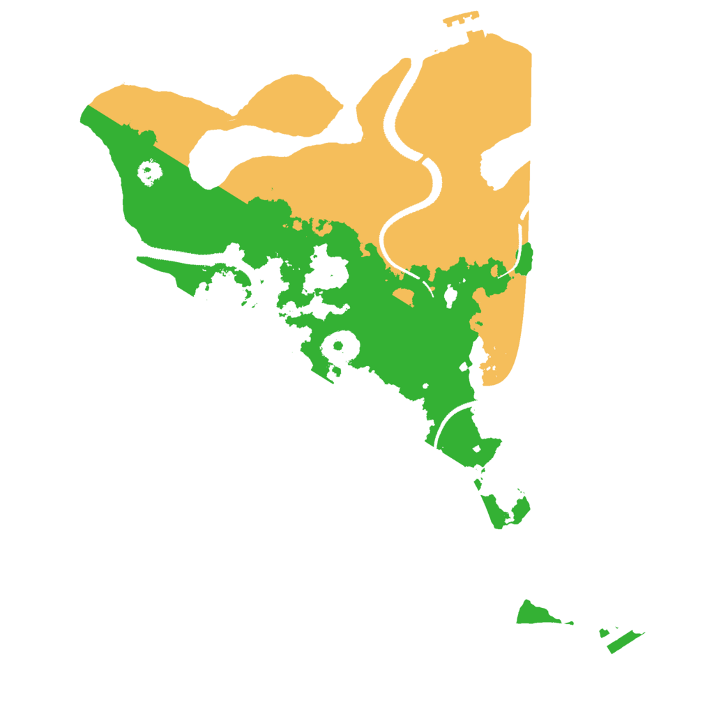 Biome Rust Map: Procedural Map, Size: 3000, Seed: 689777692
