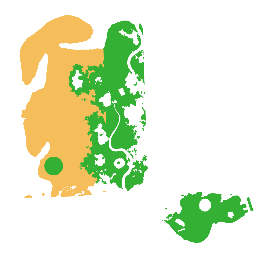 Biome Rust Map: Procedural Map, Size: 3800, Seed: 918715506