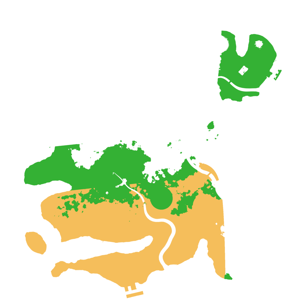 Biome Rust Map: Procedural Map, Size: 3575, Seed: 22