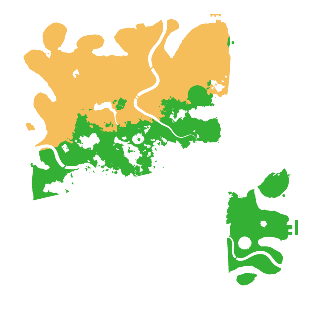 Biome Rust Map: Procedural Map, Size: 4250, Seed: 13737