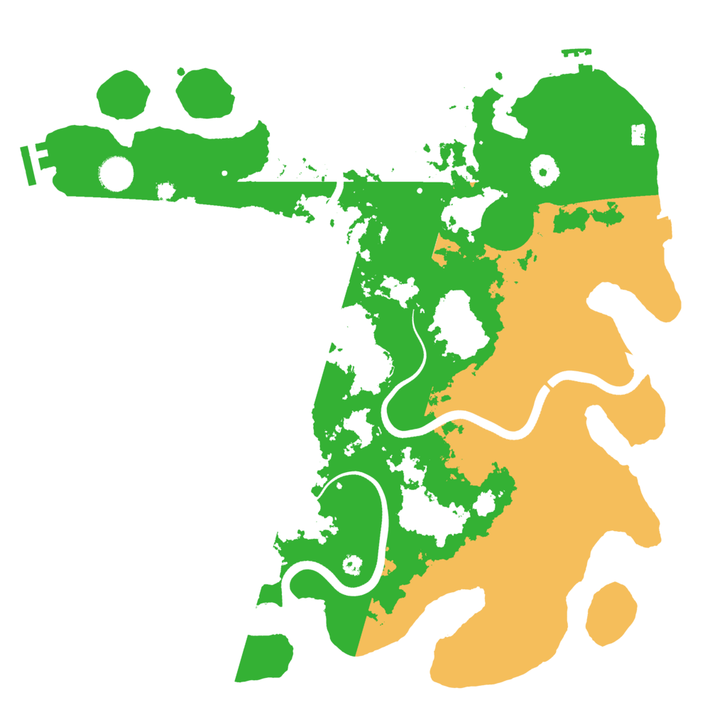 Biome Rust Map: Procedural Map, Size: 3700, Seed: 1253419003