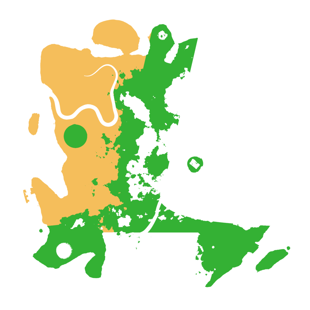 Biome Rust Map: Procedural Map, Size: 3500, Seed: 33659810