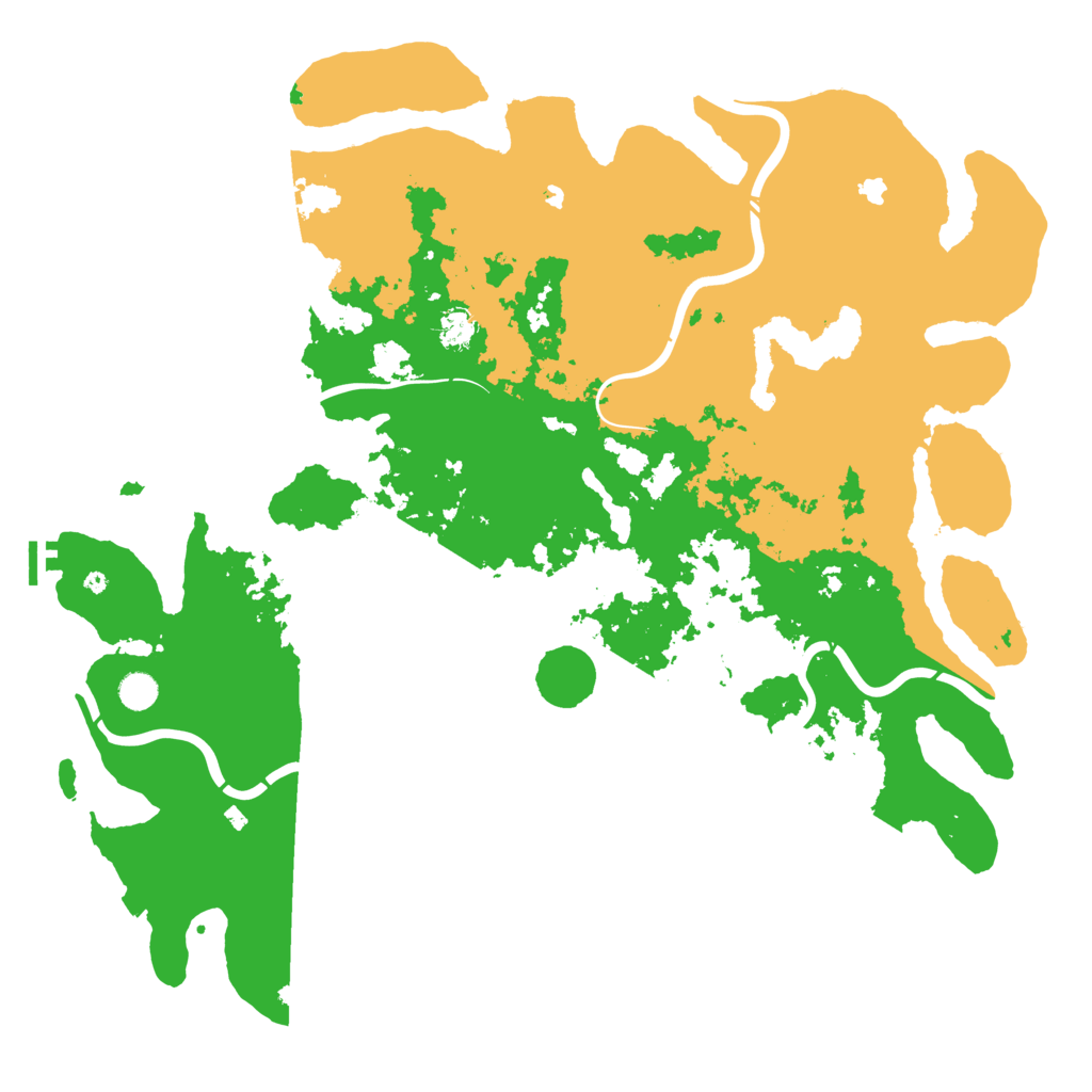 Biome Rust Map: Procedural Map, Size: 5000, Seed: 20090