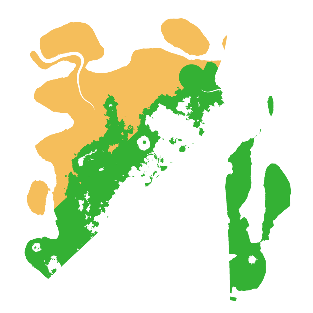 Biome Rust Map: Procedural Map, Size: 3500, Seed: 123765654