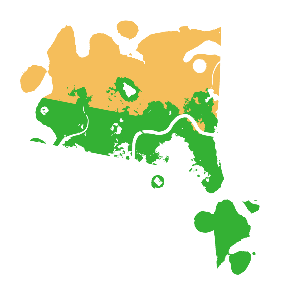 Biome Rust Map: Procedural Map, Size: 3800, Seed: 60090000