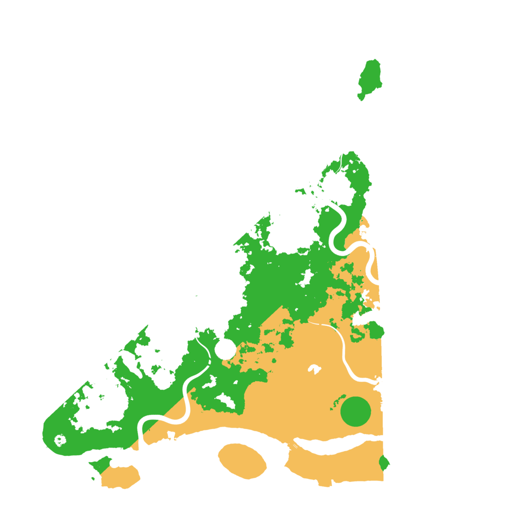 Biome Rust Map: Procedural Map, Size: 4500, Seed: 8882739
