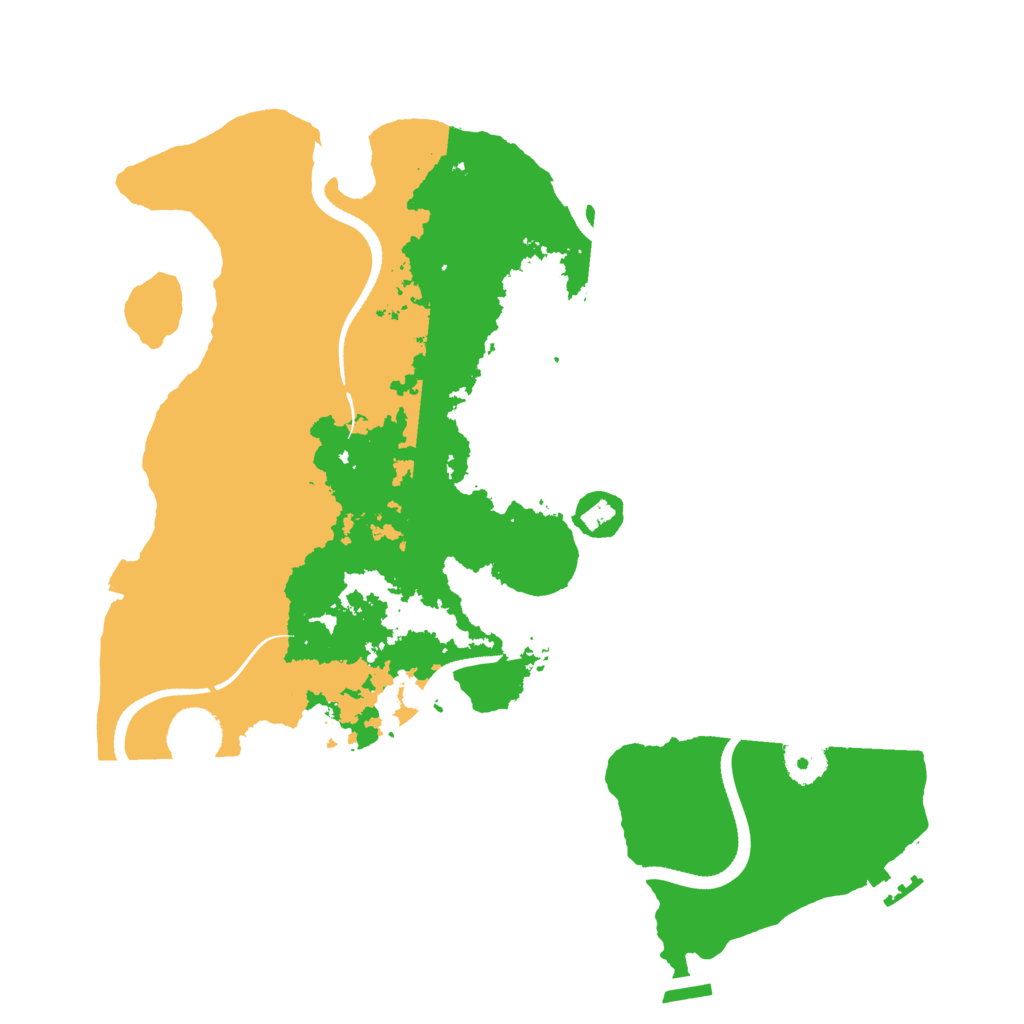 Biome Rust Map: Procedural Map, Size: 3500, Seed: 426962324