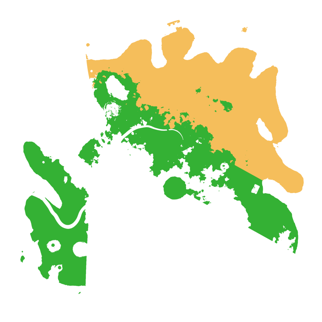 Biome Rust Map: Procedural Map, Size: 3800, Seed: 278639833