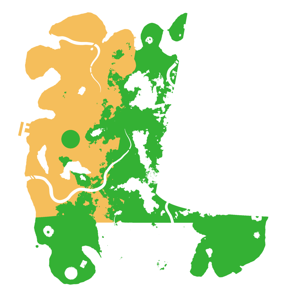 Biome Rust Map: Procedural Map, Size: 4250, Seed: 606907423