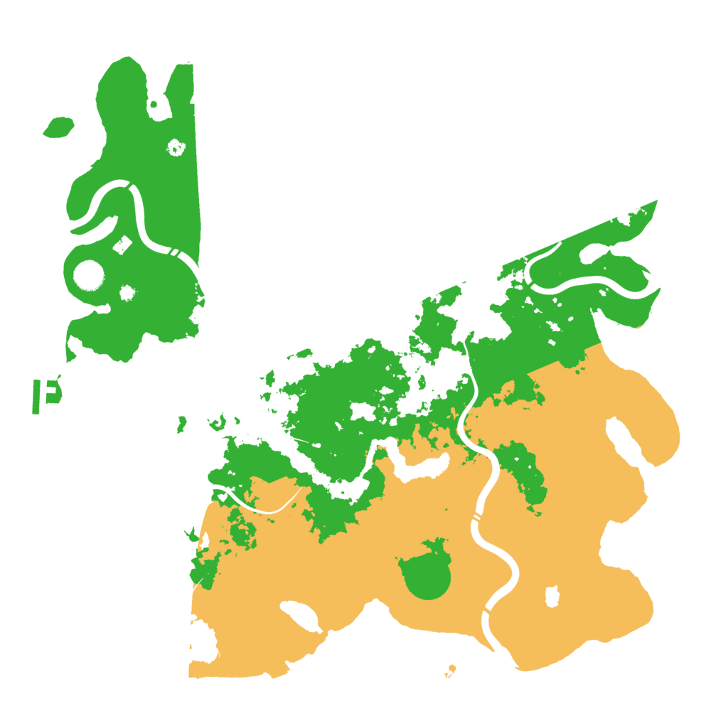 Biome Rust Map: Procedural Map, Size: 4250, Seed: 508047753