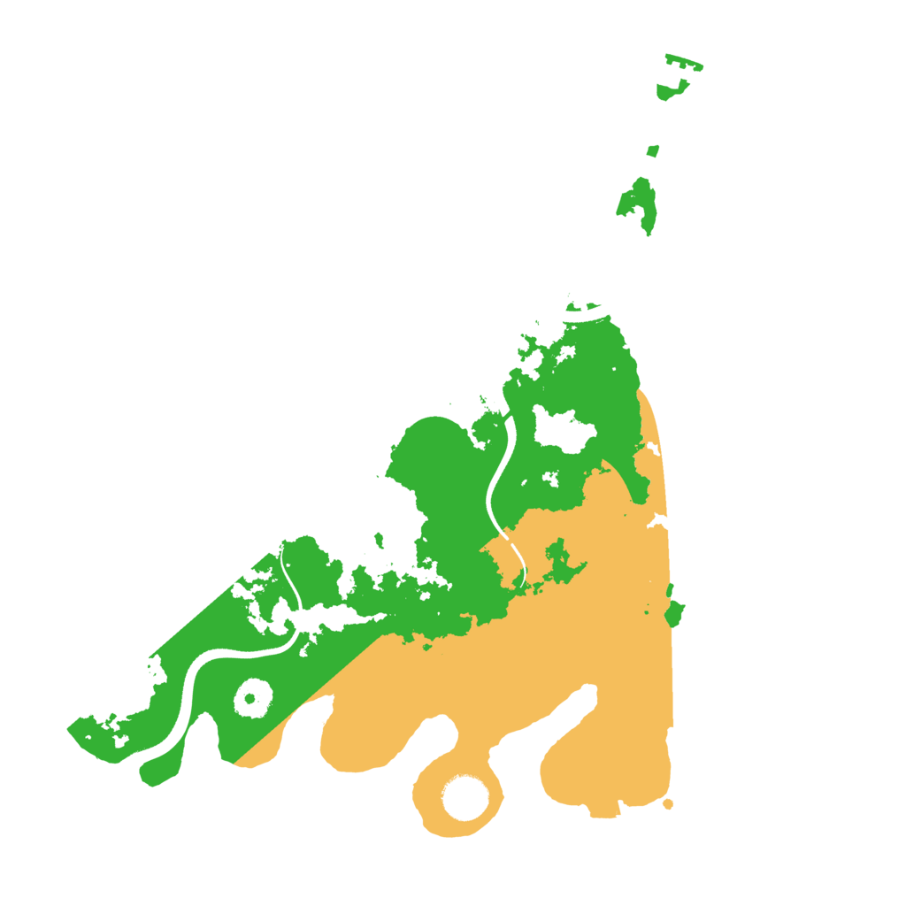 Biome Rust Map: Procedural Map, Size: 3500, Seed: 1218758394