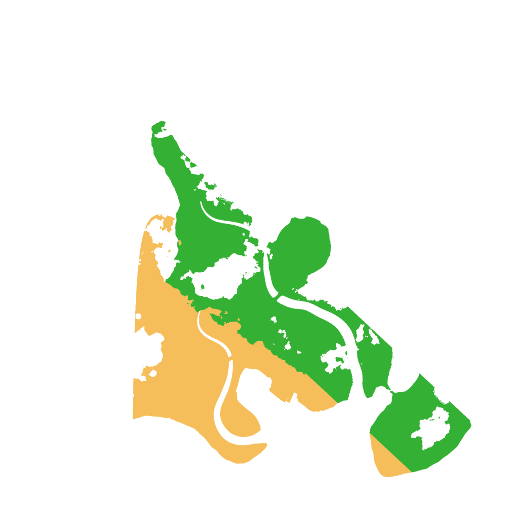 Biome Rust Map: Procedural Map, Size: 2500, Seed: 2085320930