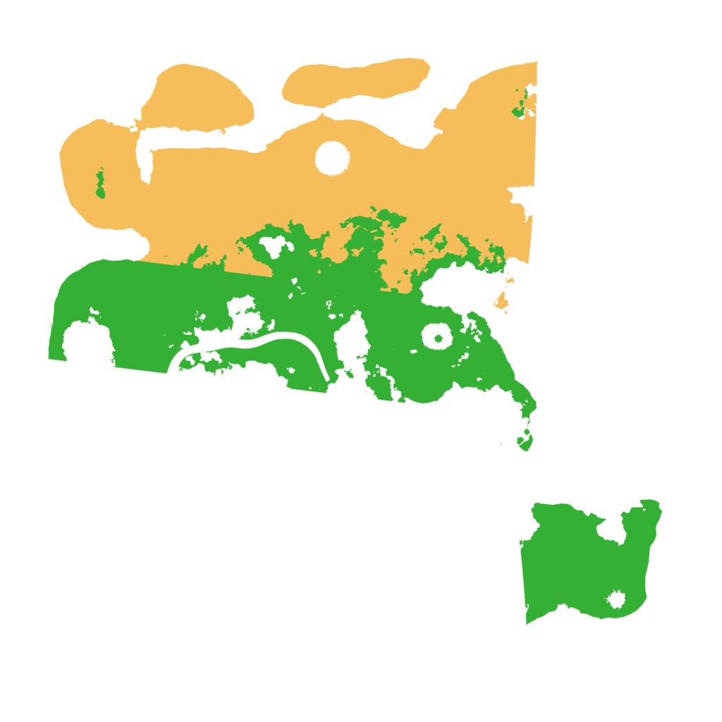 Biome Rust Map: Procedural Map, Size: 3700, Seed: 929970432