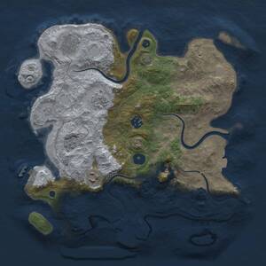 Thumbnail Rust Map: Procedural Map, Size: 3350, Seed: 279454779, 11 Monuments