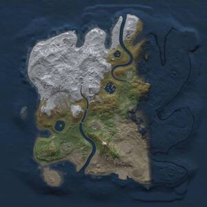 Thumbnail Rust Map: Procedural Map, Size: 2900, Seed: 470720, 9 Monuments