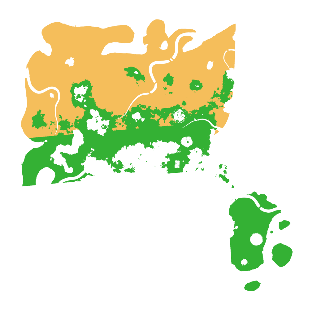 Biome Rust Map: Procedural Map, Size: 4500, Seed: 13319