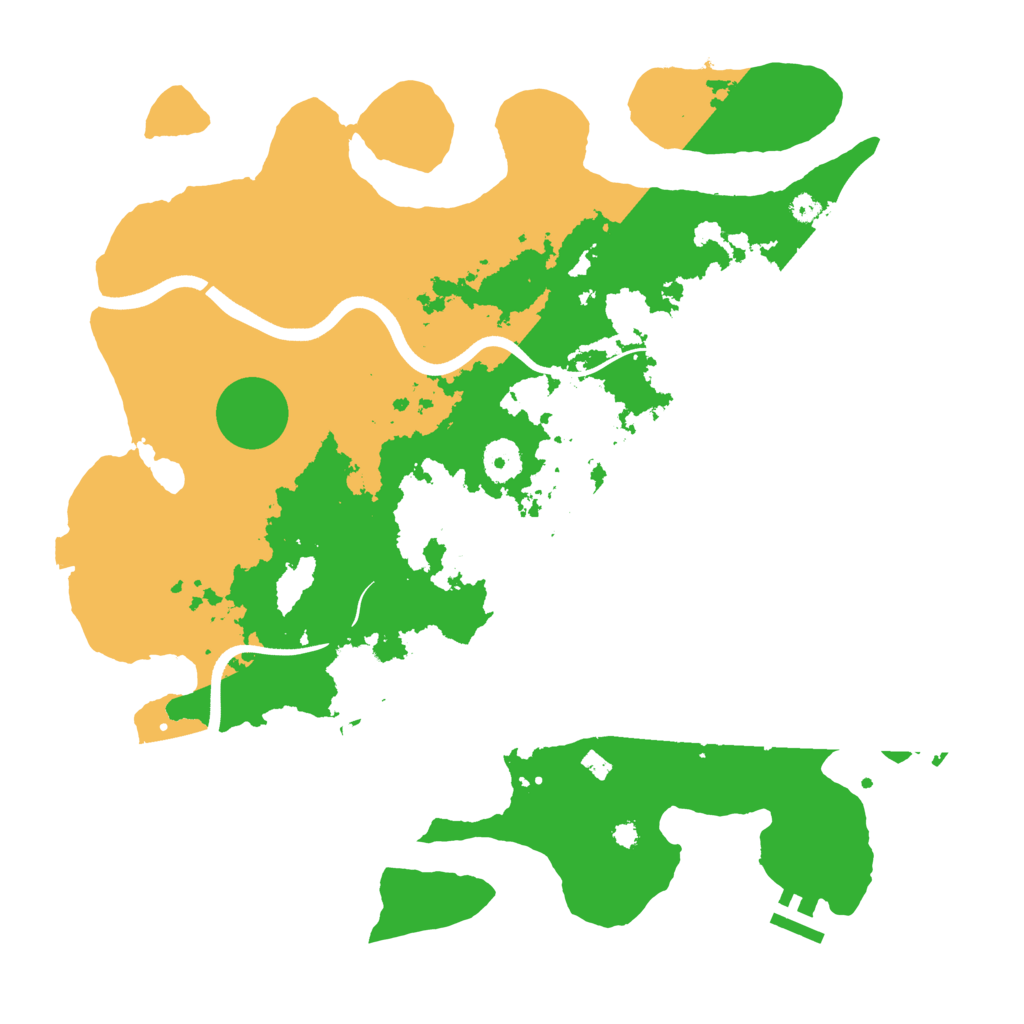 Biome Rust Map: Procedural Map, Size: 3750, Seed: 432816104