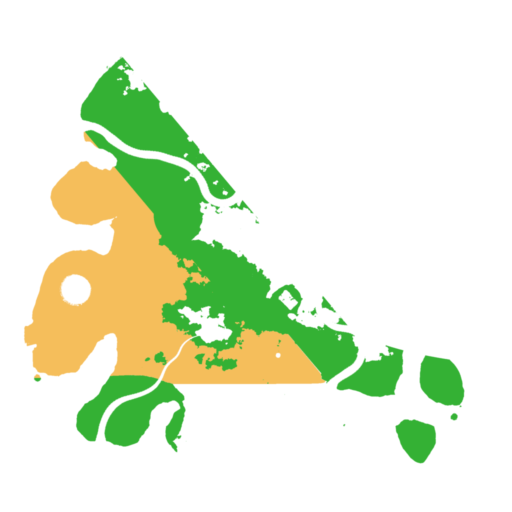 Biome Rust Map: Procedural Map, Size: 3000, Seed: 994250618