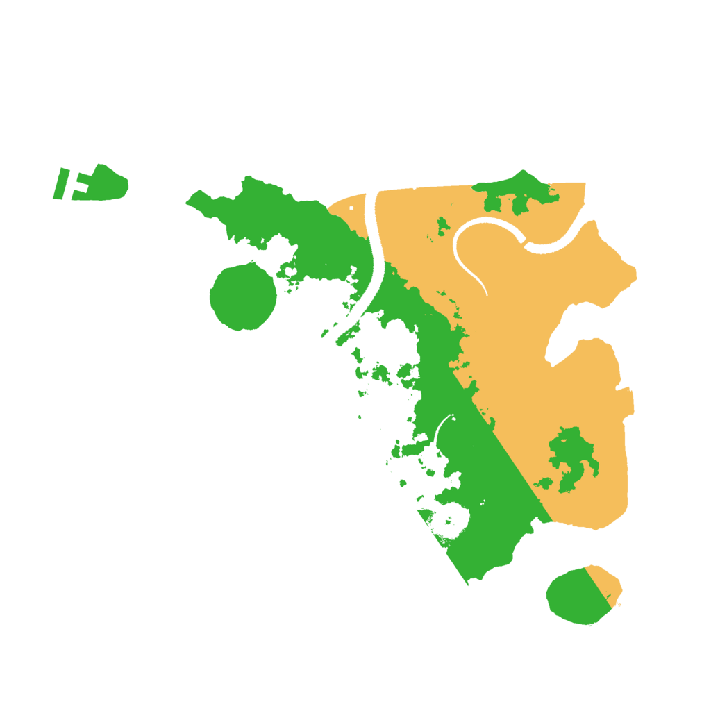 Biome Rust Map: Procedural Map, Size: 3000, Seed: 355374349
