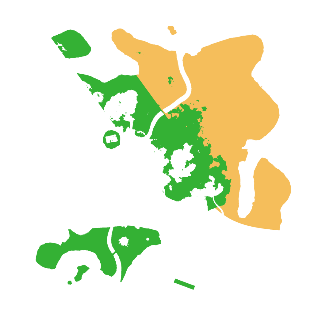 Biome Rust Map: Procedural Map, Size: 3000, Seed: 1274809704