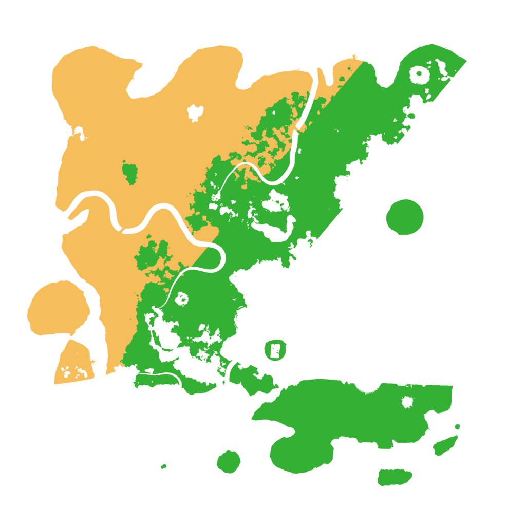 Biome Rust Map: Procedural Map, Size: 4000, Seed: 42491